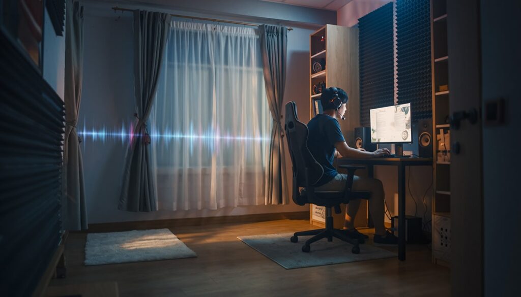 ゲームの声がうるさい問題を解決！夜中でもOKな防音対策とトラブルの防ぎ方