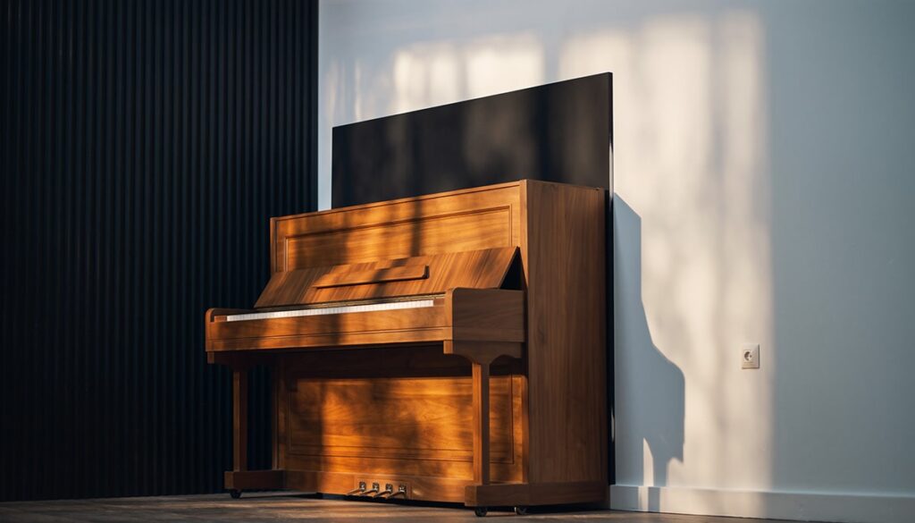 アップライトピアノの構造と防音パネルの効果的な設置場所