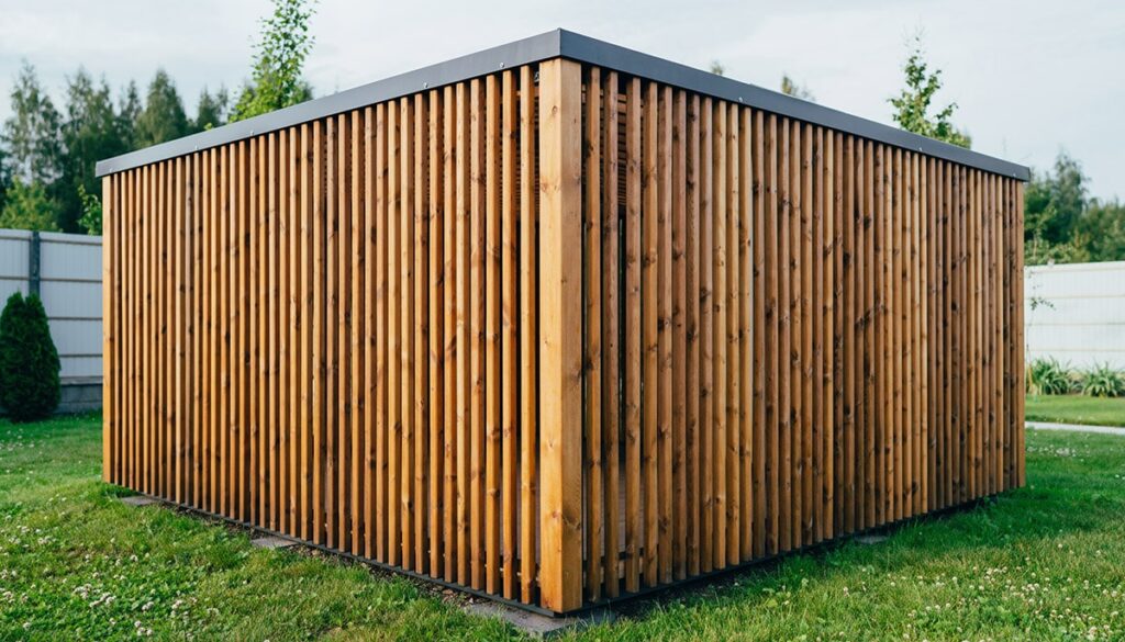 浄化槽ブロアーの雨よけや目隠しの工夫