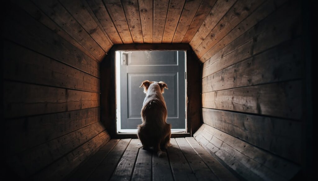 老犬の夜鳴き対策は要注意!閉鎖空間がストレスになる理由