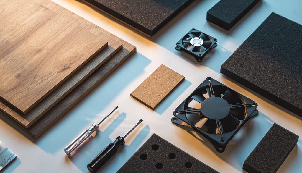 自作に必要な材料（MDF板・吸音材）とおすすめの入手先