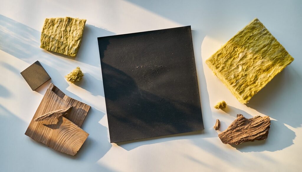 自作手順と材料 | 防音効果のある素材（吸音材・遮音材・制振材）の使い分け