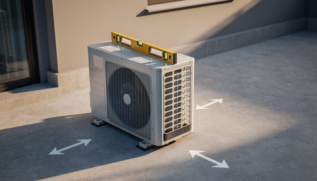 ベランダ設置の見直しで静かになる｜位置・向き・固定方法