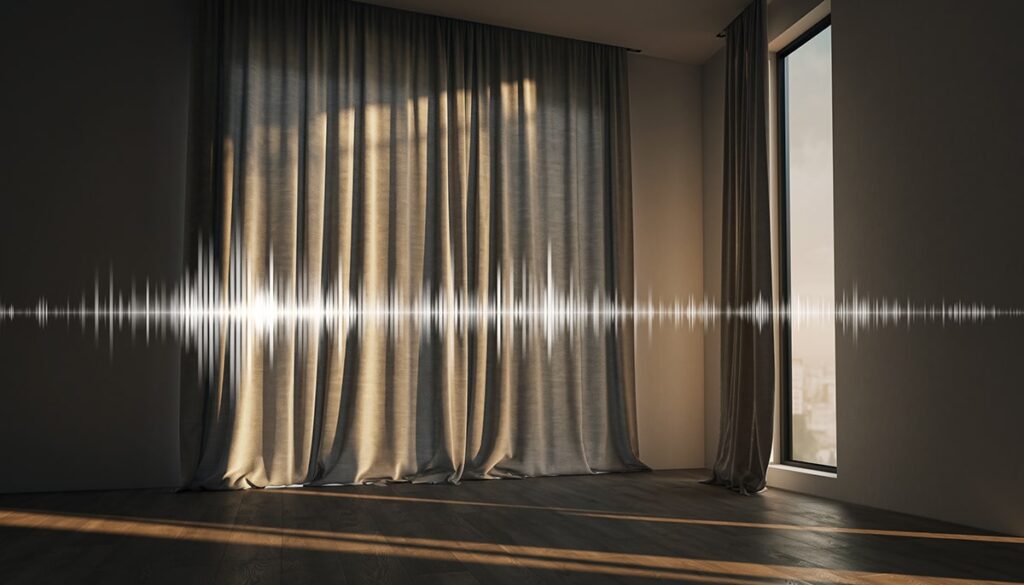 ニトリの防音カーテン：話し声（高音）への効果