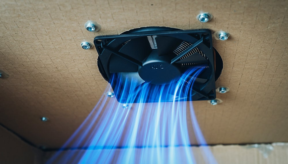 暑さ対策には換気扇の改造が有効