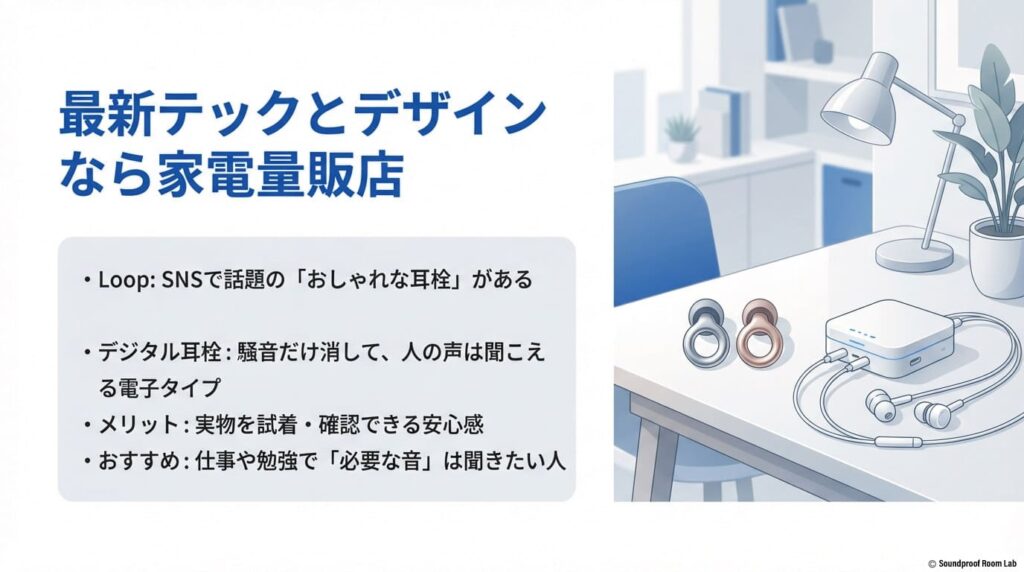 家電量販店にあるLoopや高性能モデル:図解