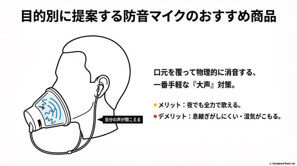 目的別に提案する防音マイクのおすすめ商品：要約図解