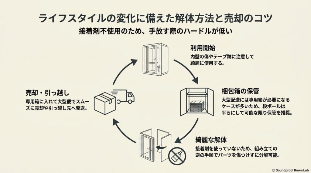 ライフスタイルの変化に備えた解体方法と売却のコツ:要約図解