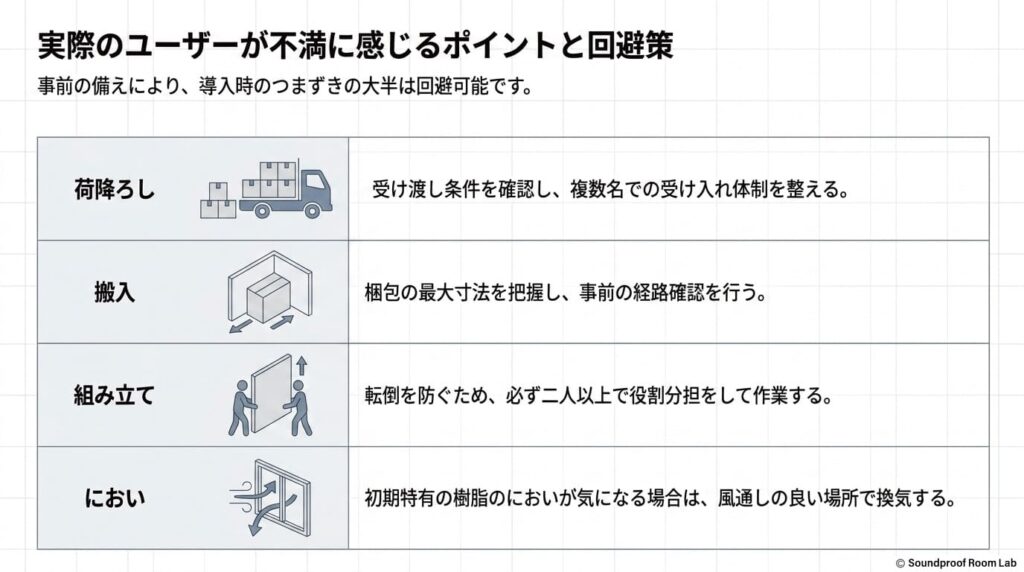 実際のユーザーが不満に感じるポイントと回避策：要約図解