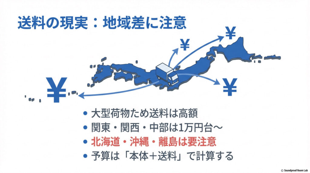北海道や沖縄は要注意!地域別の配送料金まとめ