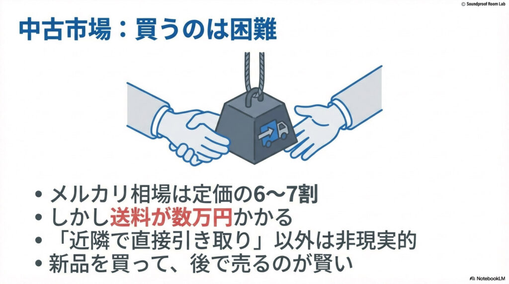 中古のメルカリ相場とリセールバリューの考え方