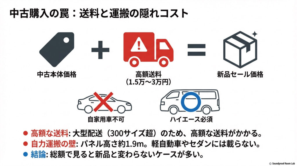メルカリやジモティーでの中古相場と送料の注意点