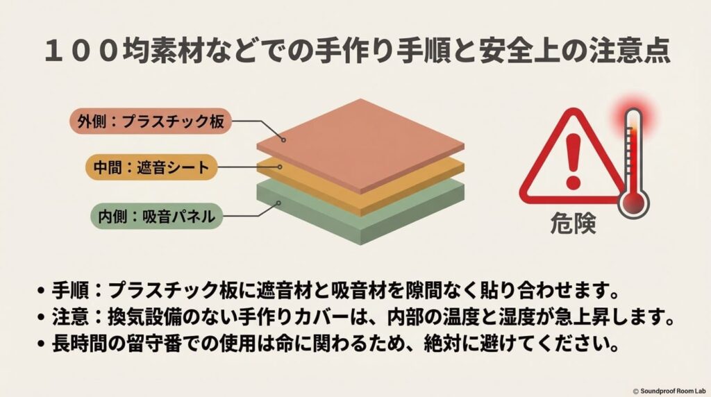 100均素材などでの手作り手順と安全上の注意点:要約図解