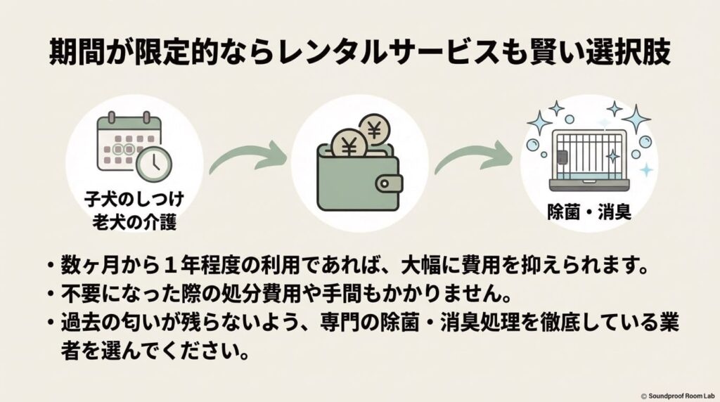 期間が限定的ならレンタルサービスも賢い選択肢:要約図解