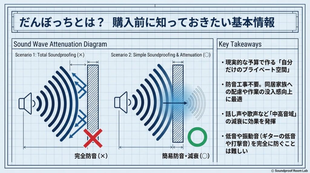 だんぼっちとは？ 購入前に知っておきたい基本情報：要約図解