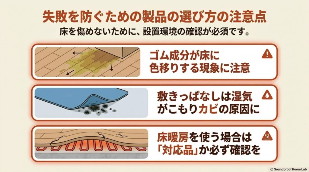 失敗を防ぐための製品の選び方の注意点：図解要約